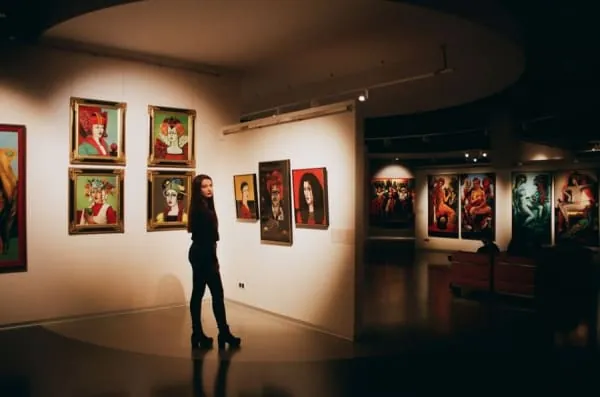 Paintings hung in a gallery interior, the experience Abbot Hall brings to Kendal's riverside