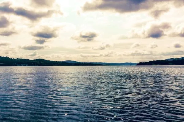 Looking out over lake and fells from high ground, the panorama Orrest Head gives above Windermere